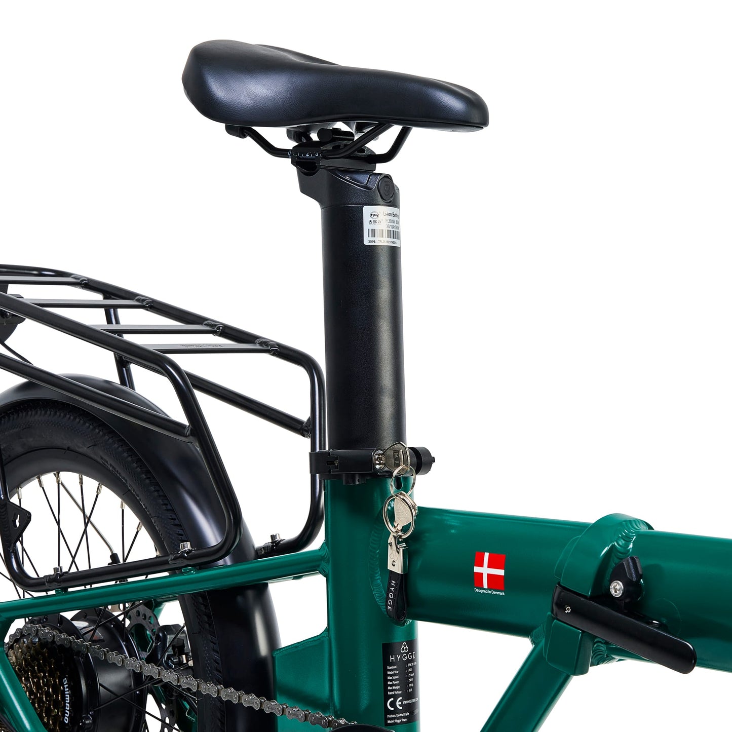 Hygge Virum Foldable Racing Green E-Bike