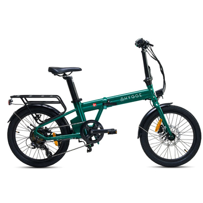 Hygge Virum Foldable Racing Green E-Bike